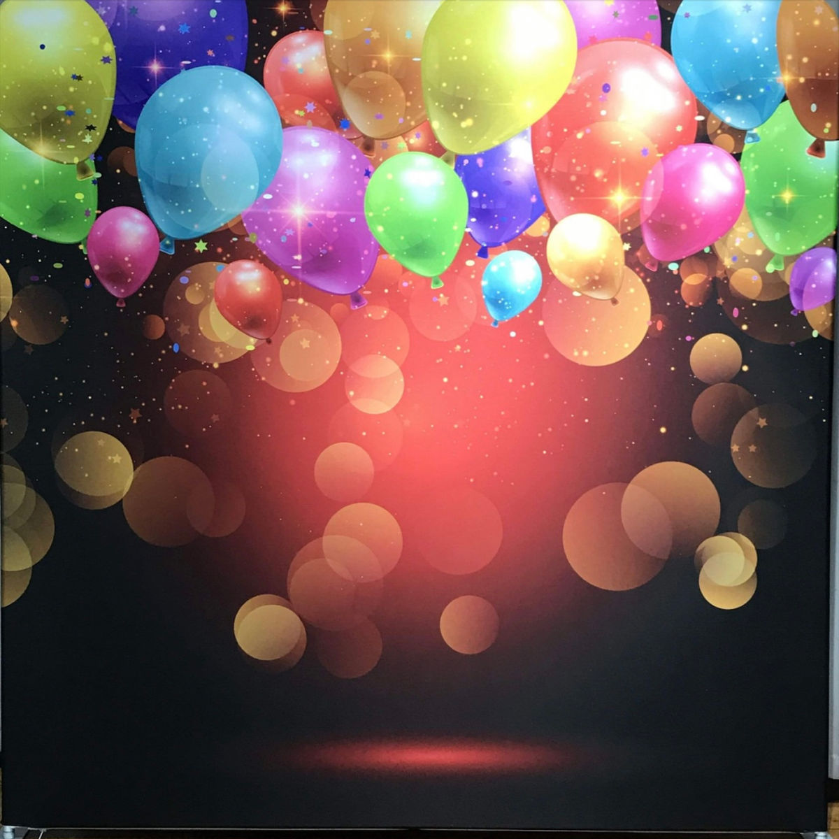 Balloon Party photo booth backdrop