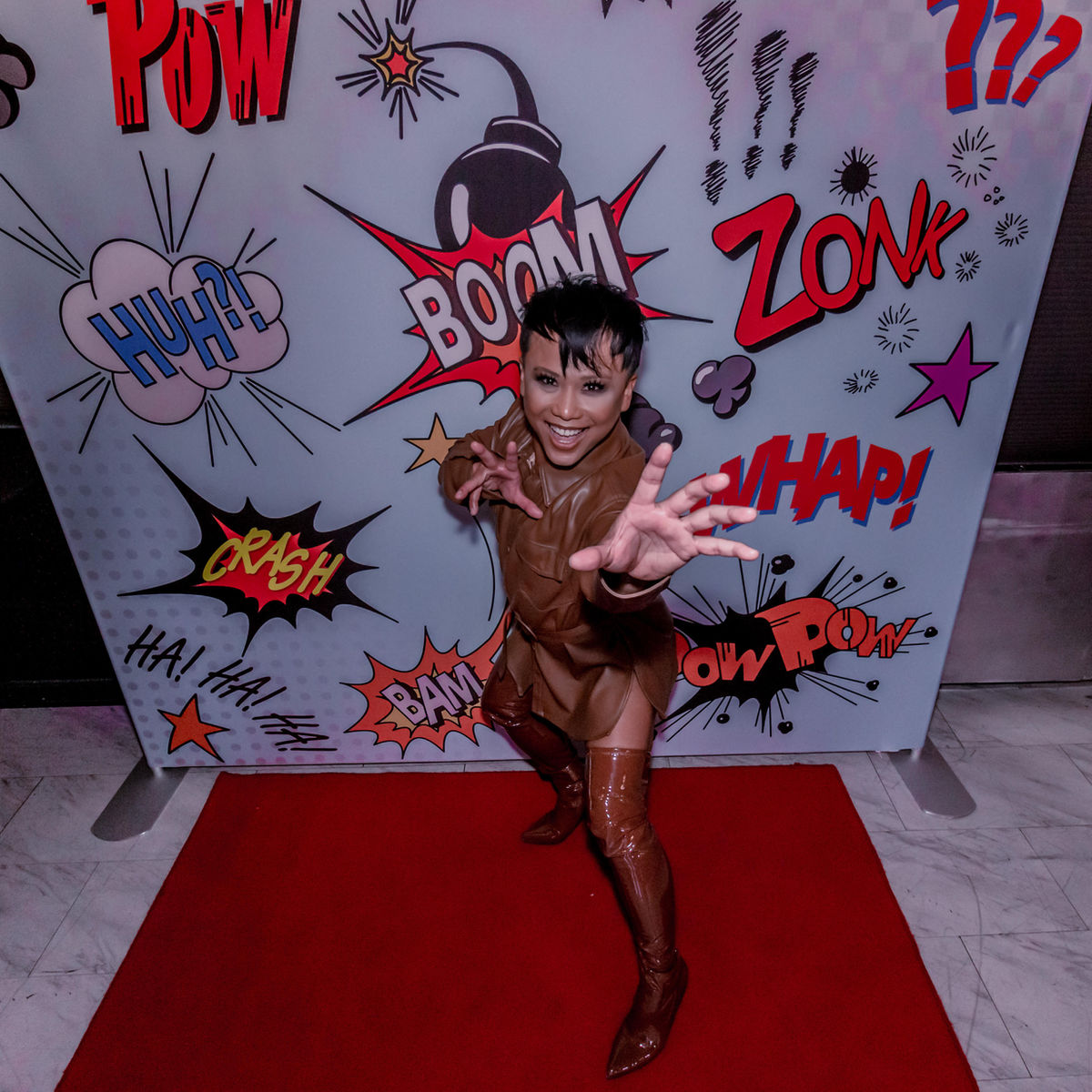 Photo booth at a Las Vegas sweet 16s event