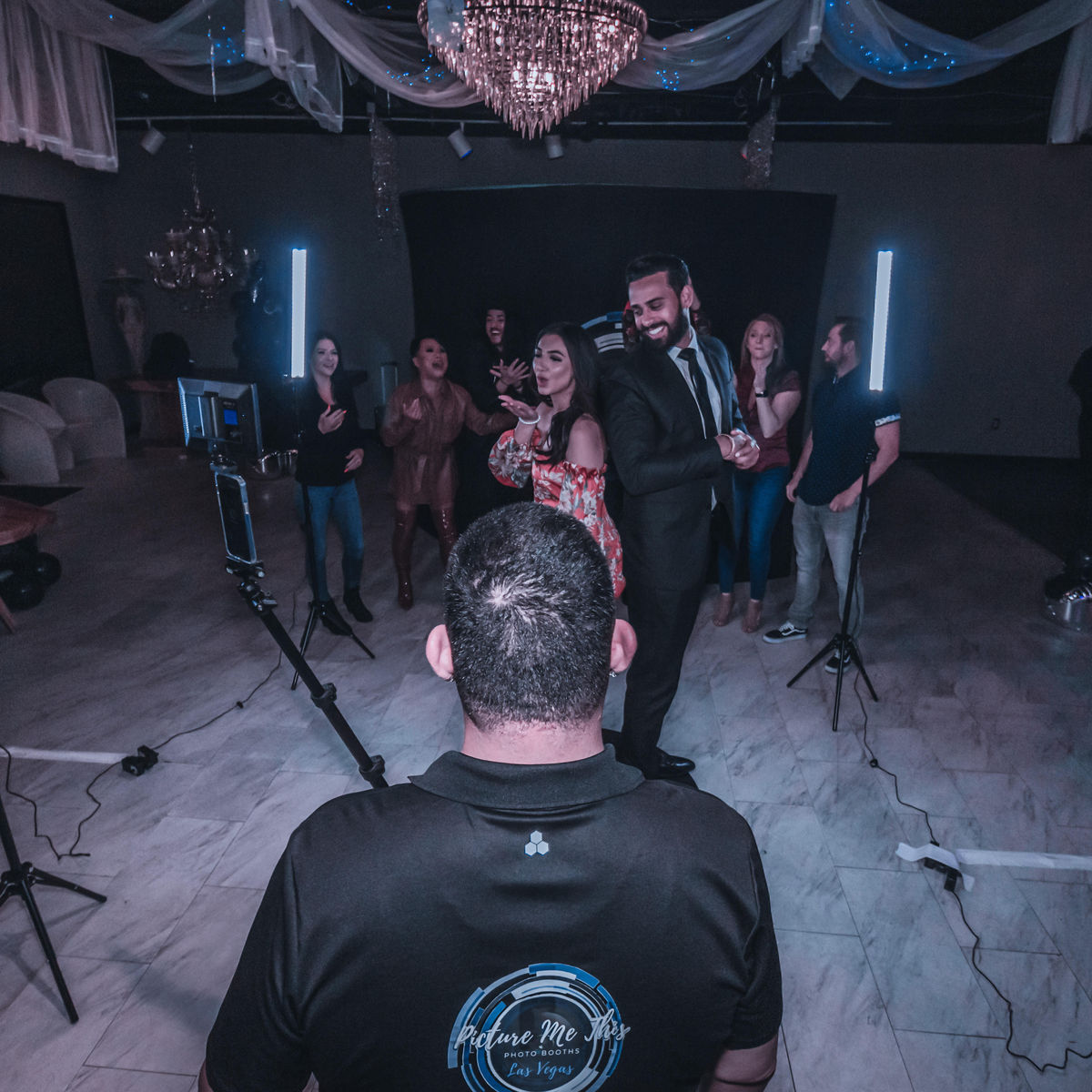 Photo booth at a Las Vegas quinceañeras event